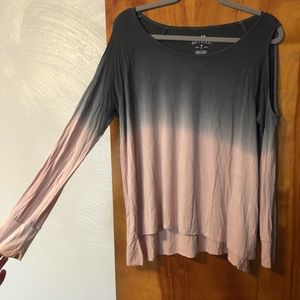 American Eagle medium cold shoulder long sleeve